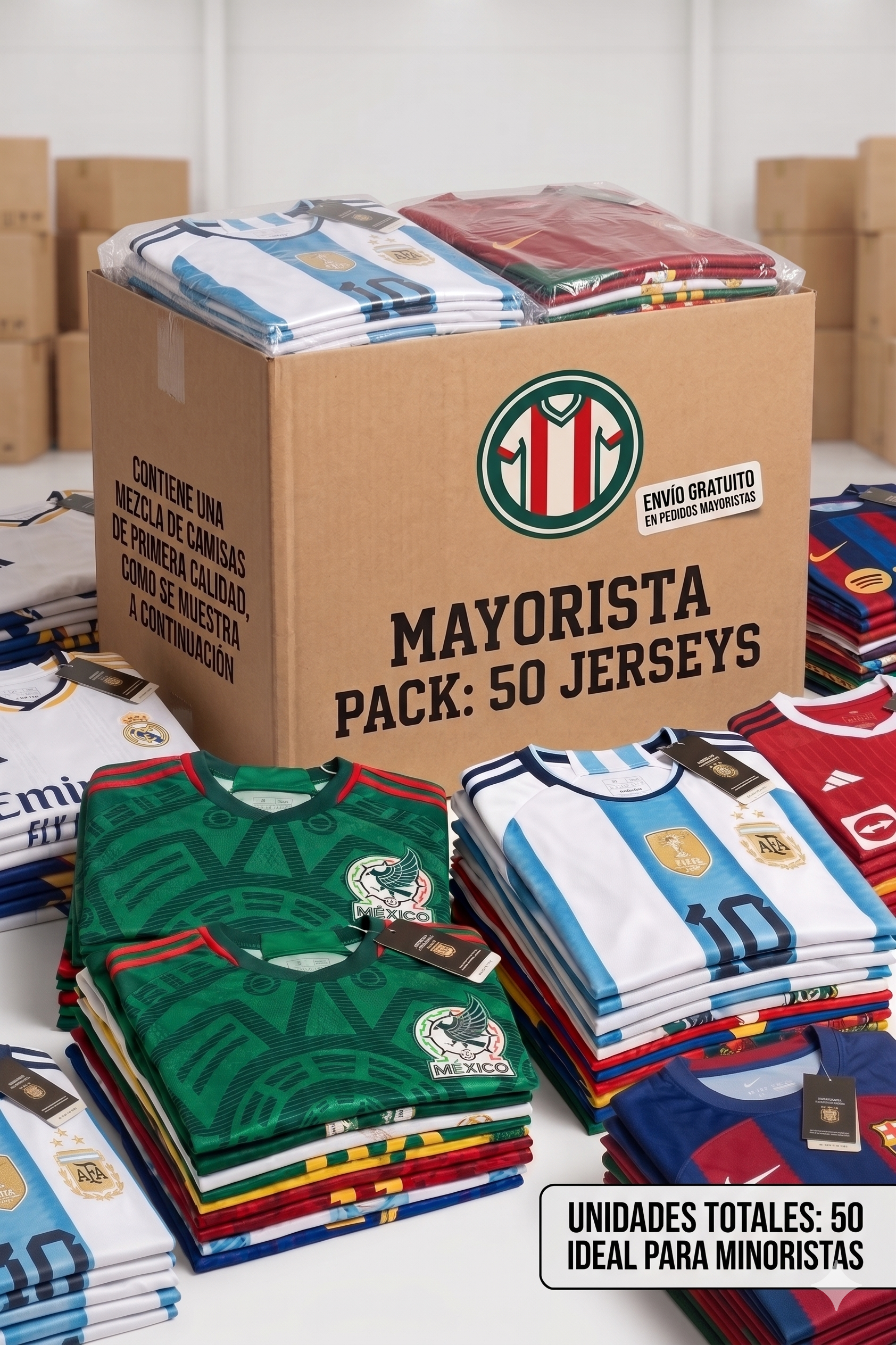 Paquete Mayoreo 50 Piezas